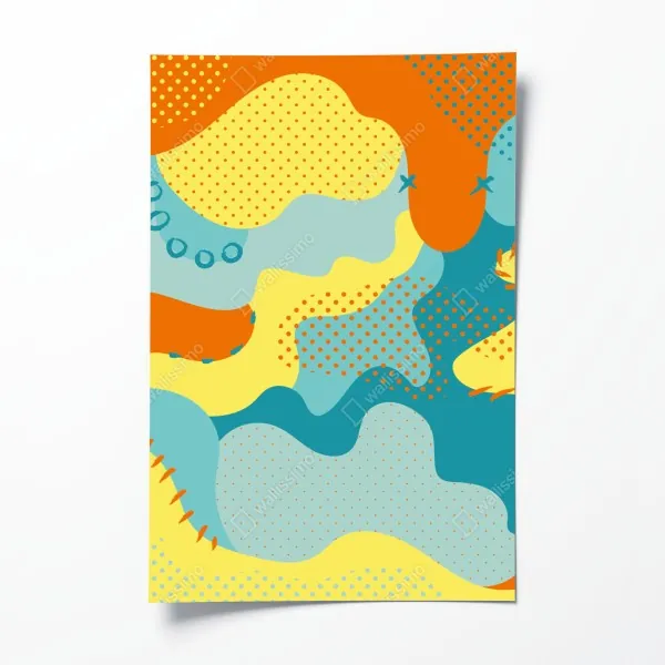 Poster nebliger morgen in den Karpaten – Wallnifity®