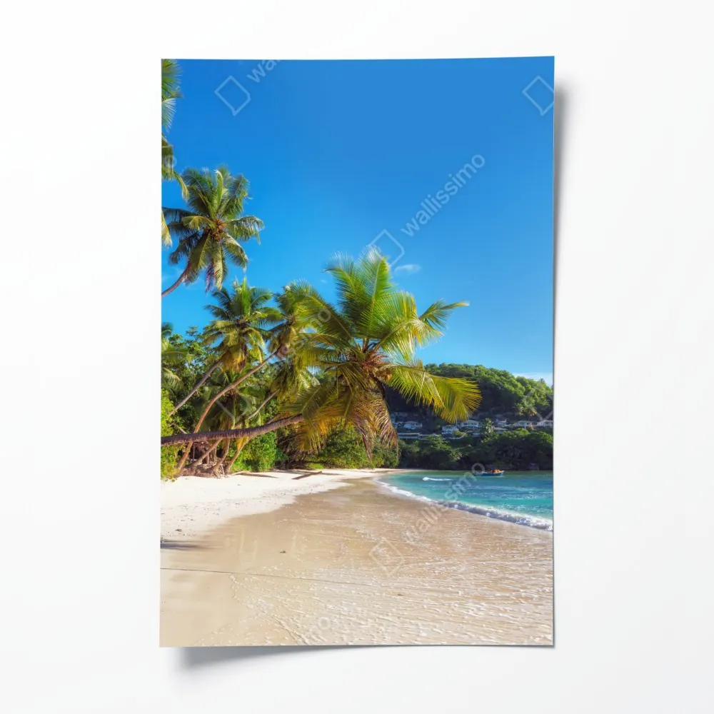 Poster tropischer palmstrand – Wallnifity® Poster tropischer palmstrand – Wallnifity®