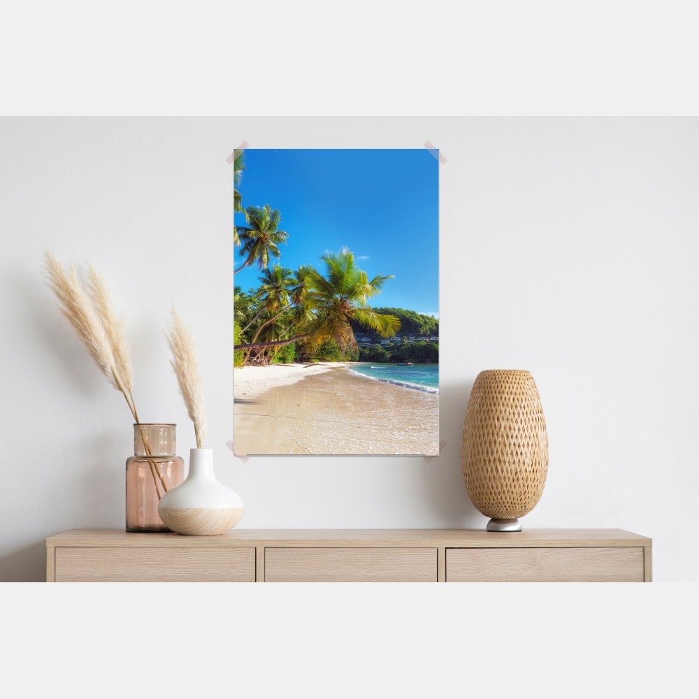 Poster tropischer palmstrand – Wallnifity® Poster tropischer palmstrand – Wallnifity®