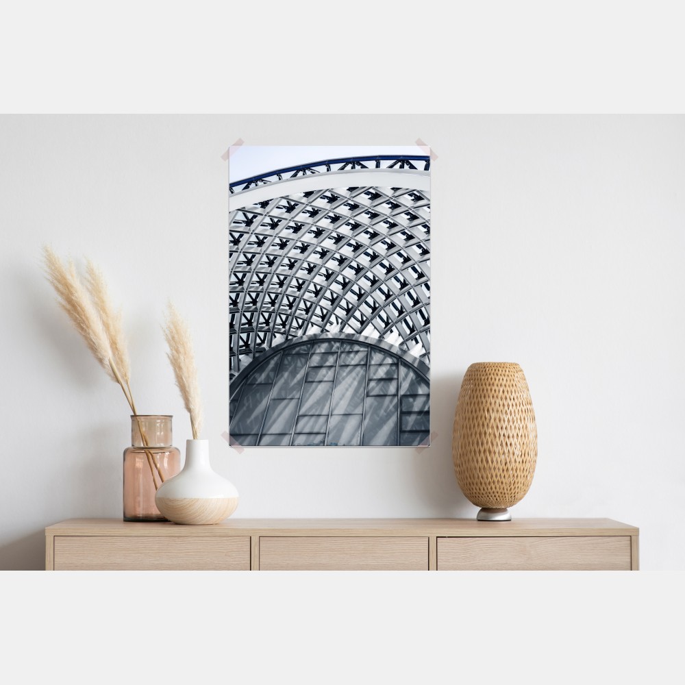 Poster geometrischer bogen moderner architektur – Wallnifity® Poster geometrischer bogen moderner architektur – Wallnifity®