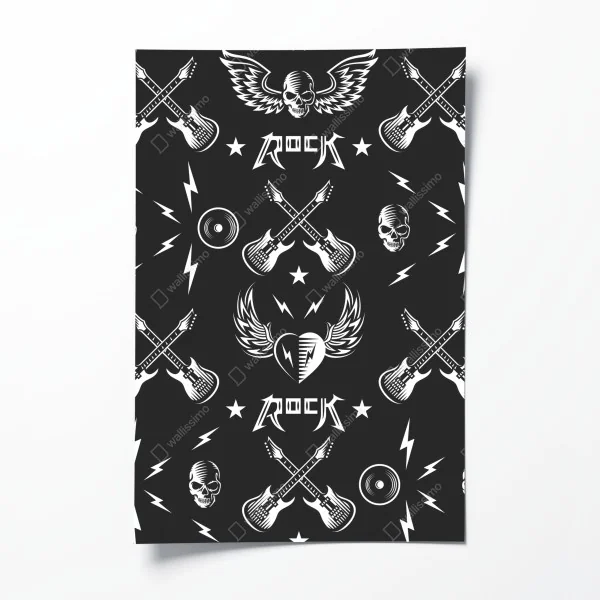 Poster Chicago nächtliche skyline panorama – Wallnifity®