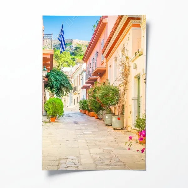 Poster Budapest skyline mit dem ungarischen Parlament am Donauufer – Wallnifity®