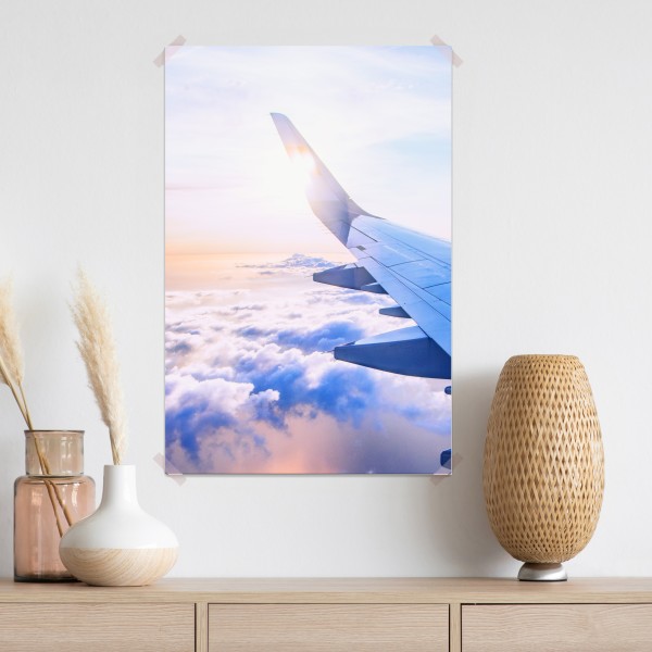 Poster über den wolken luftaufnahme – Wallnifity® Poster über den wolken luftaufnahme – Wallnifity®