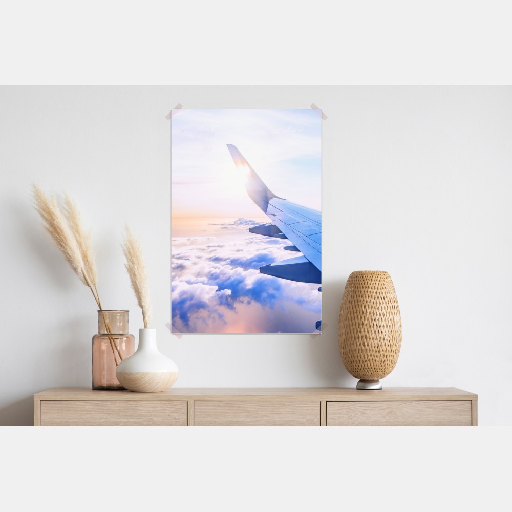 Poster über den wolken luftaufnahme – Wallnifity® Poster über den wolken luftaufnahme – Wallnifity®