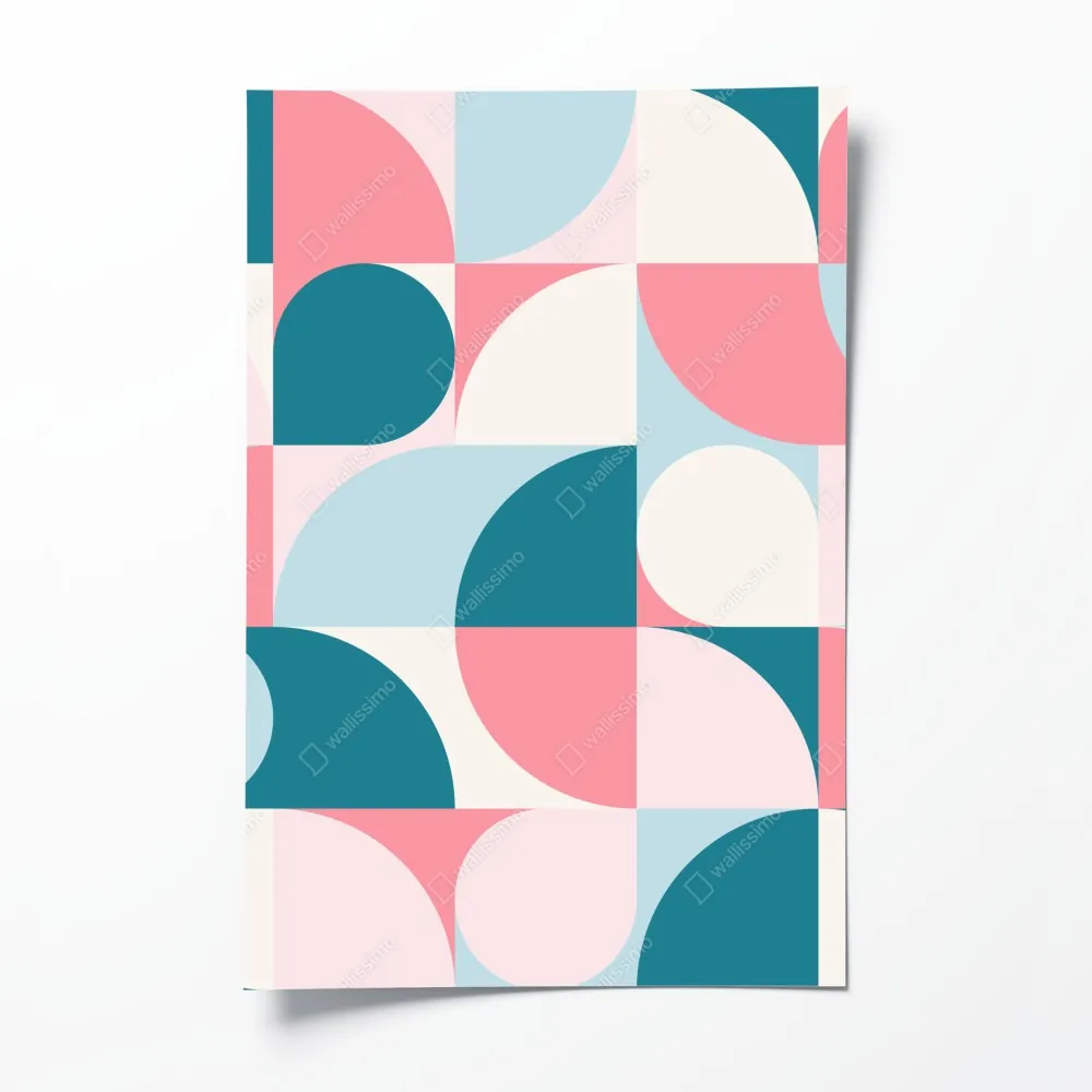 Poster pastell geometrische mosaik – Wallnifity® Poster pastell geometrische mosaik – Wallnifity®