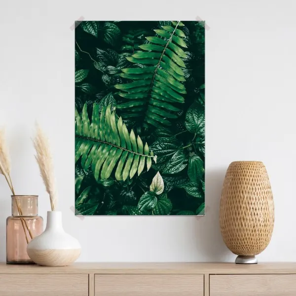 Poster üppige tropische blätter – Wallnifity® Poster üppige tropische blätter – Wallnifity®