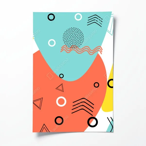 Poster tropischer strand in Phuket mit palme – Wallnifity®