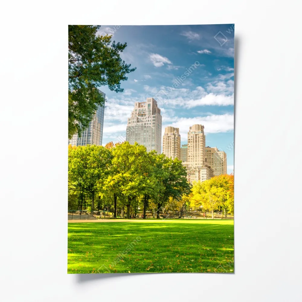 Poster Central Park herbst panorama – Wallnifity® Poster Central Park herbst panorama – Wallnifity®