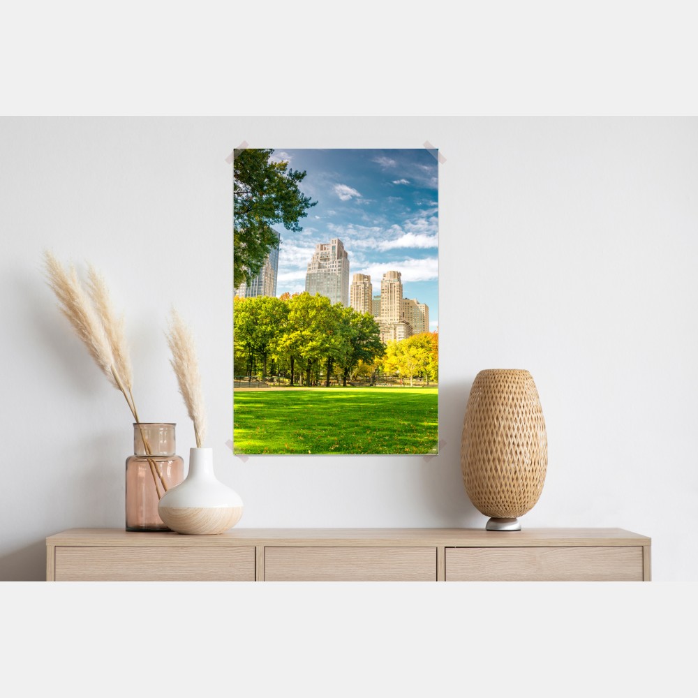 Poster Central Park herbst panorama – Wallnifity® Poster Central Park herbst panorama – Wallnifity®