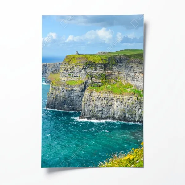 Poster lebendige violette abstrakte komposition – Wallnifity®