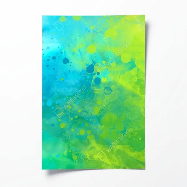 Poster goldene stadtansicht bei dämmerung – Wallnifity®