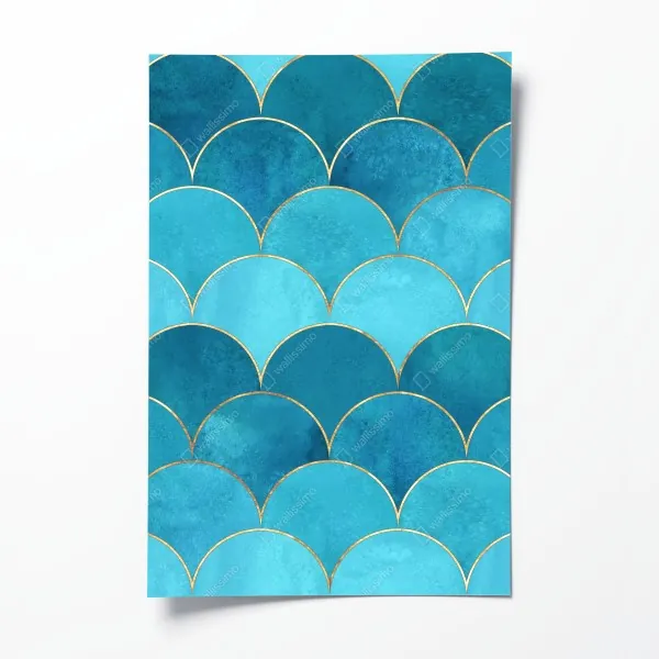 Poster türkisbucht bei Papagayo – Wallnifity®