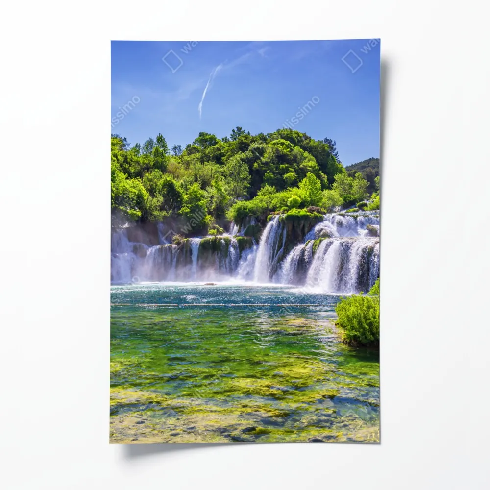 Poster Skradinski Buk wasserfall im Krka Nationalpark – Wallnifity® Poster Skradinski Buk wasserfall im Krka Nationalpark – Wallnifity®