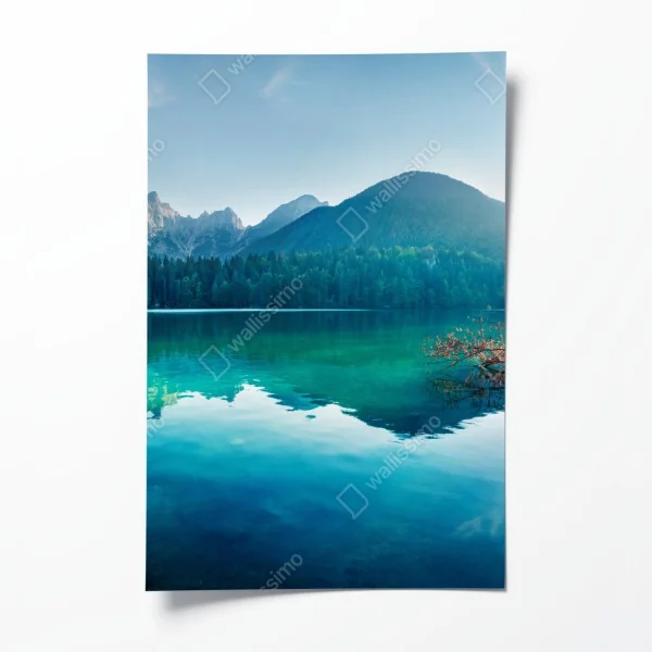 Poster Las Vegas skyline bei sonnenuntergang – Wallnifity®