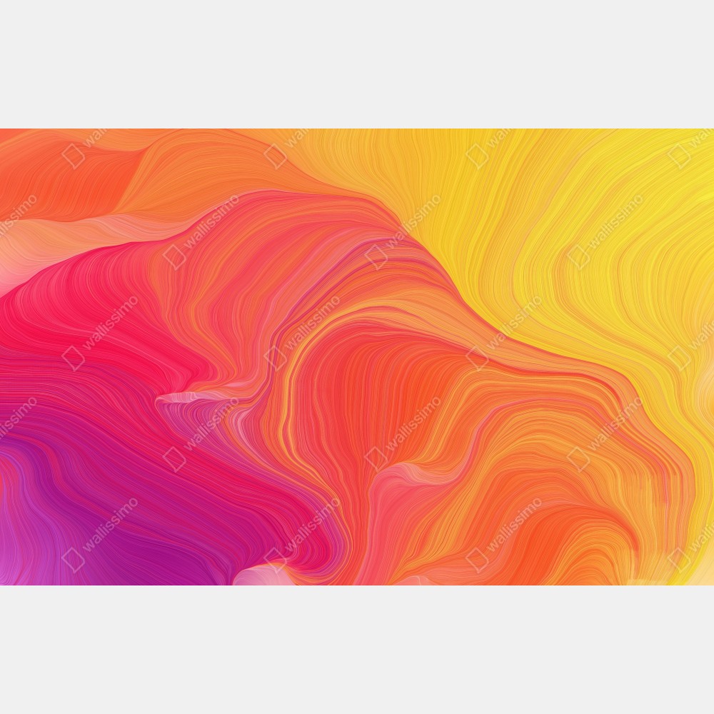 Poster leuchtende fließende farbwellen – Wallnifity® Poster leuchtende fließende farbwellen – Wallnifity®