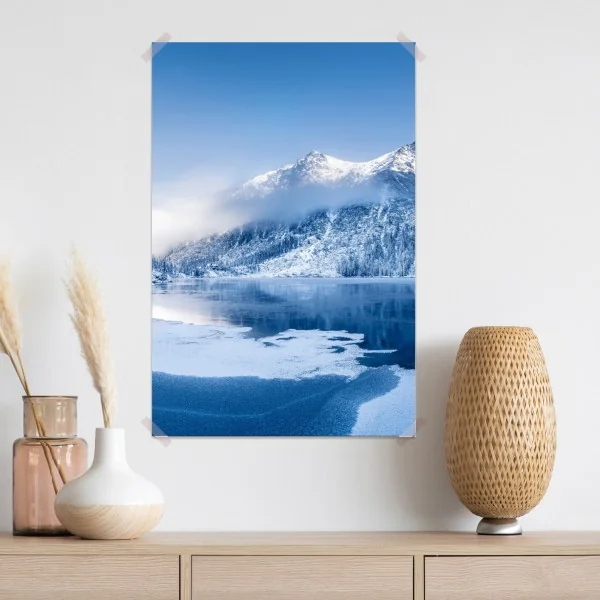 Poster ruhiges winterpanorama der Alpen – Wallnifity® Poster ruhiges winterpanorama der Alpen – Wallnifity®