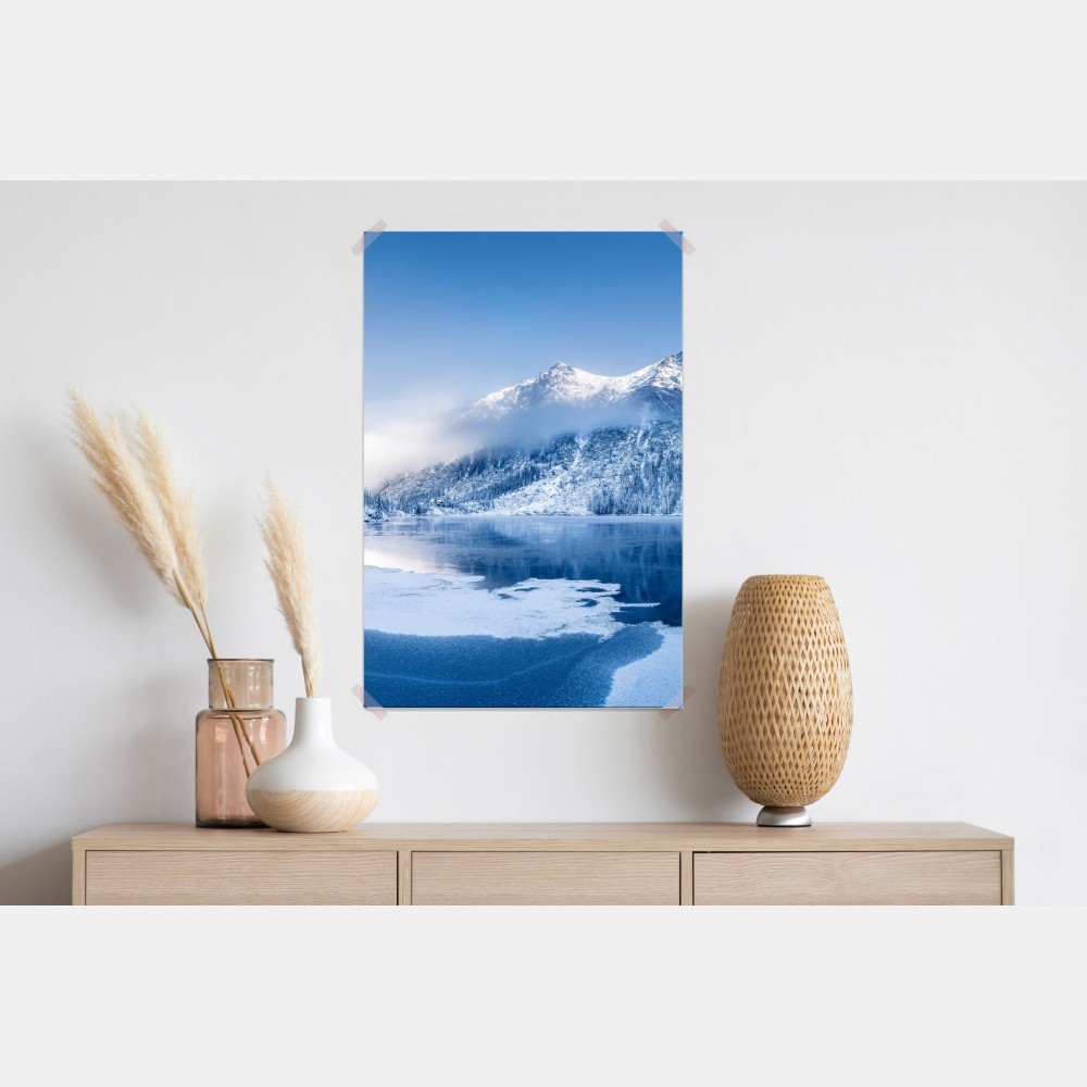 Poster ruhiges winterpanorama der Alpen – Wallnifity® Poster ruhiges winterpanorama der Alpen – Wallnifity®