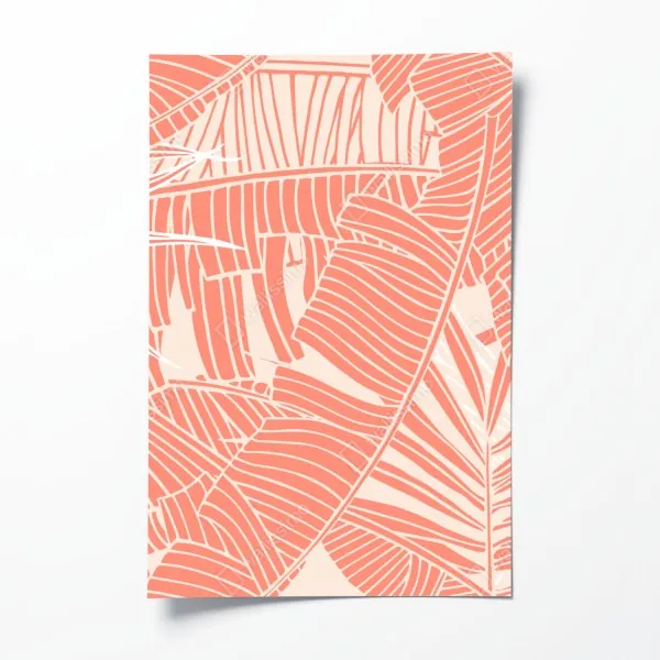 Poster sonnenuntergang am strand von Mahe, Seychellen – Wallnifity®