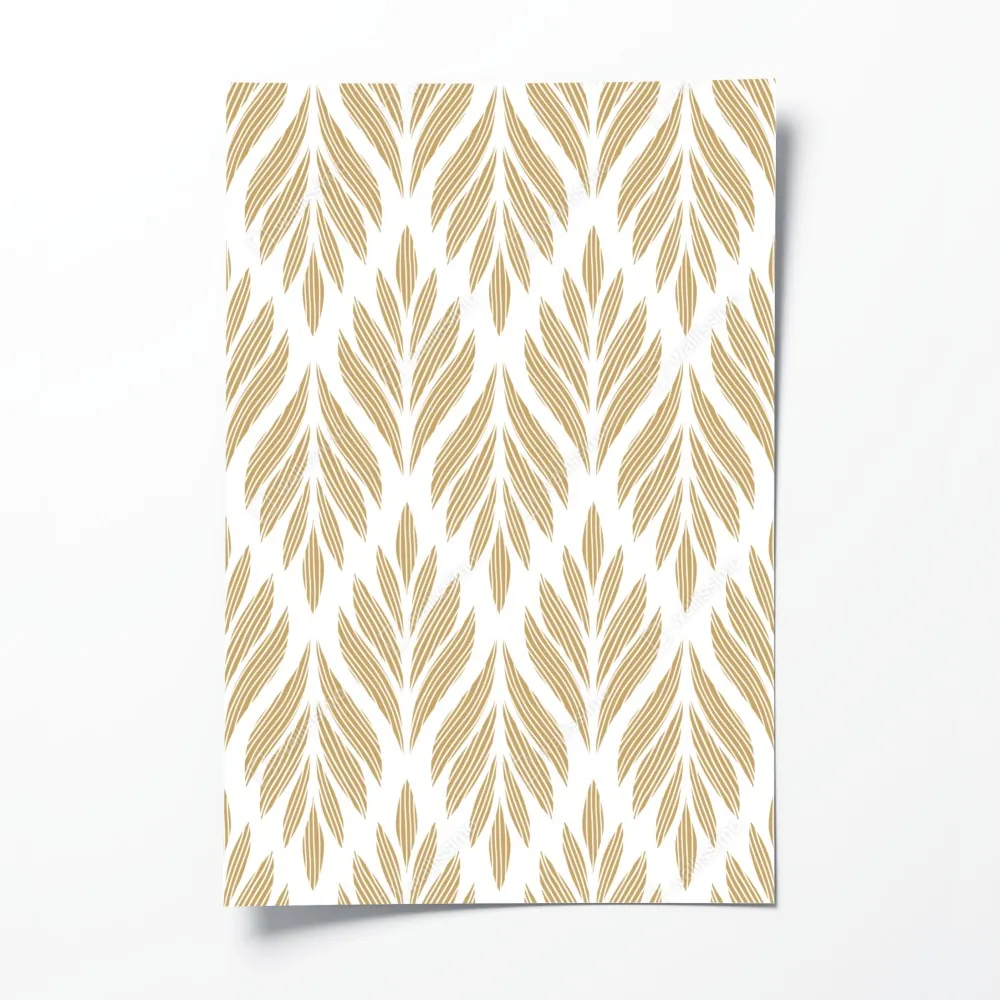 Poster goldenes blattmuster nahtloses design – Wallnifity® Poster goldenes blattmuster nahtloses design – Wallnifity®