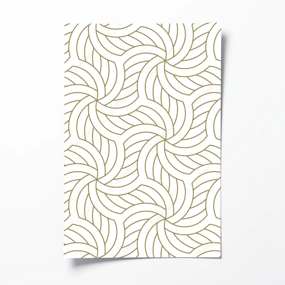 Poster goldenes geometrisches wirbelmuster – Wallnifity® Poster goldenes geometrisches wirbelmuster – Wallnifity®