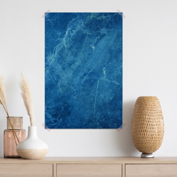 Poster tiefblaue marmortextur – Wallnifity® Poster tiefblaue marmortextur – Wallnifity®
