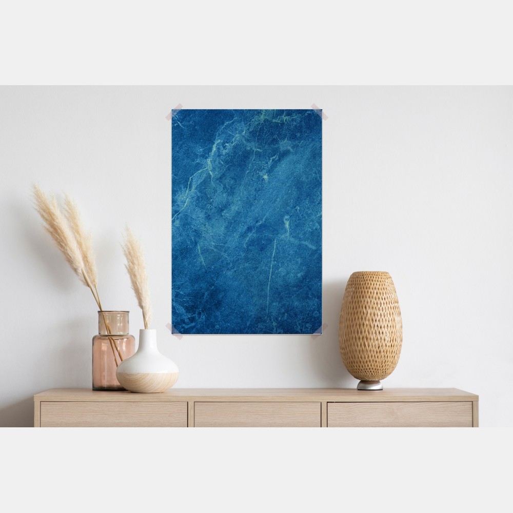 Poster tiefblaue marmortextur – Wallnifity® Poster tiefblaue marmortextur – Wallnifity®