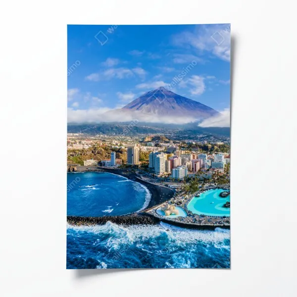 Poster tropischer palmstrand – Wallnifity®