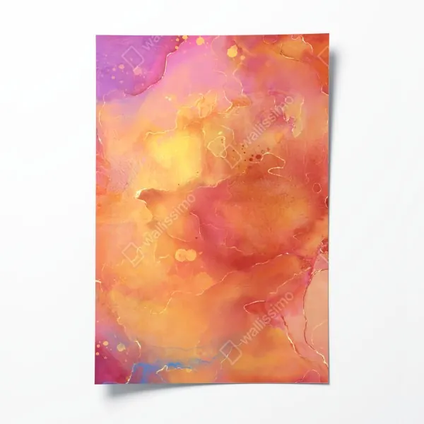 Poster sonnenuntergang über den dünen – Wallnifity®