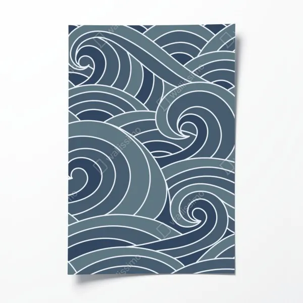 Poster Las Vegas skyline bei nacht – Wallnifity®