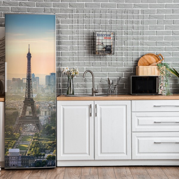 Kühlschrankaufkleber orientalisches baummuster mit blättern – Wallnifity®