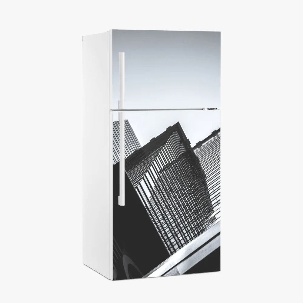 Kühlschrankaufkleber Hongkong hochhaus perspektive – Wallnifity®