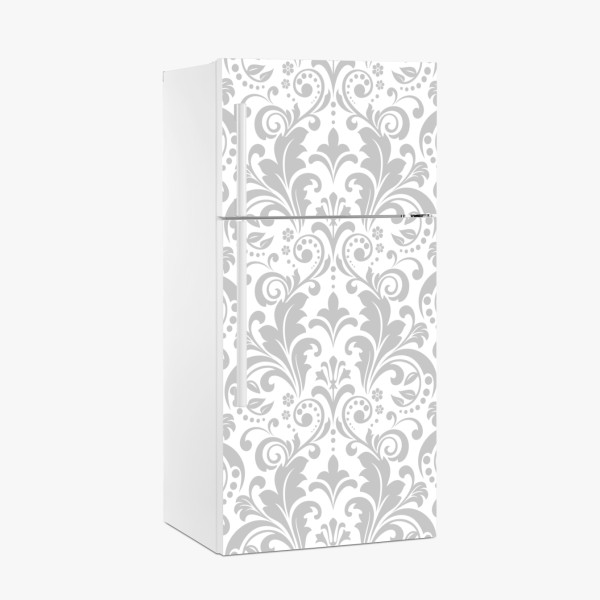 Kühlschrankaufkleber goldenes blattmuster nahtloses design – Wallnifity®