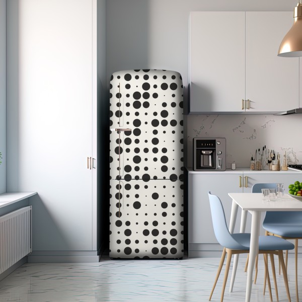 Kühlschrankaufkleber minimalistisches punktmuster – Wallnifity® Kühlschrankaufkleber minimalistisches punktmuster – Wallnifity®