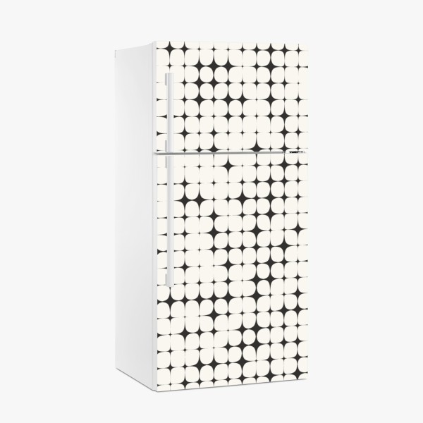 Kühlschrankaufkleber skandinavische geometrische komposition – Wallnifity®