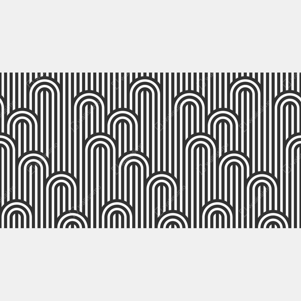 Kühlschrankaufkleber schwarzweißes geometrisches streifenmuster – Wallnifity® Kühlschrankaufkleber schwarzweißes geometrisches streifenmuster – Wallnifity®