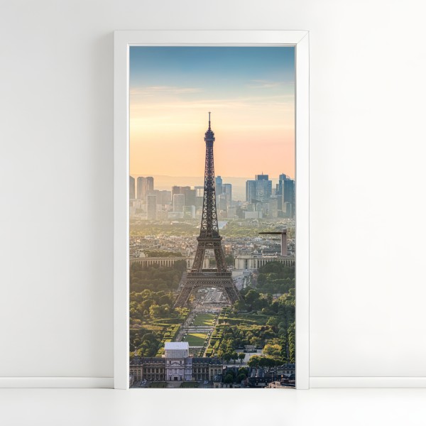 Türaufkleber Chicago nächtliche skyline panorama – Wallnifity®