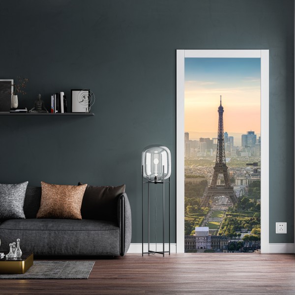 Türaufkleber Chicago nächtliche skyline panorama – Wallnifity®