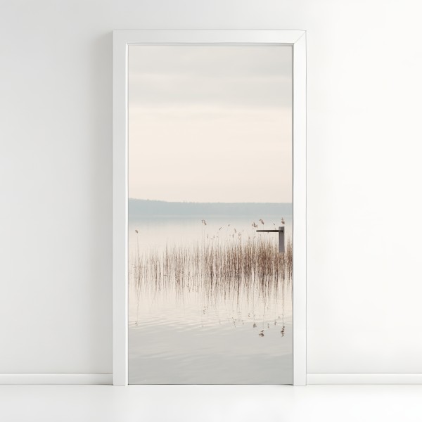 Türaufkleber lebhaftes aquarell blumenmuster – Wallnifity®