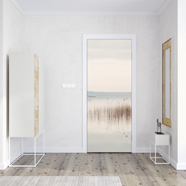 Türaufkleber lebhaftes aquarell blumenmuster – Wallnifity®