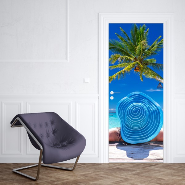 Türaufkleber kräftiges geometrisches muster für die wand – Wallnifity®