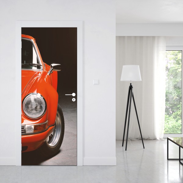 Türaufkleber elegantes cello in monochrom – Wallnifity®