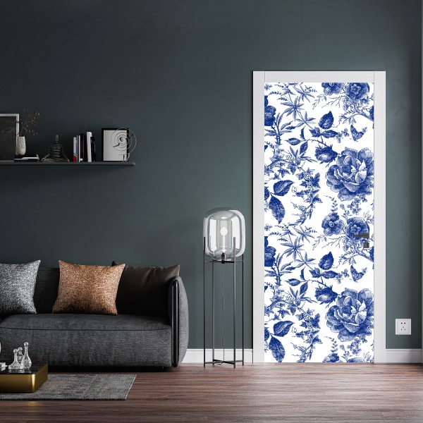 Türaufkleber weite wüstendünen unter blauem himmel – Wallnifity®