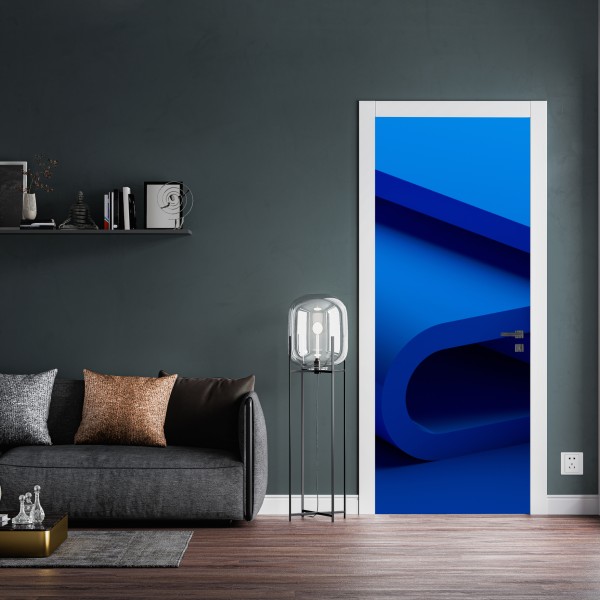 Türaufkleber tropisches aquarell botanikmuster – Wallnifity®