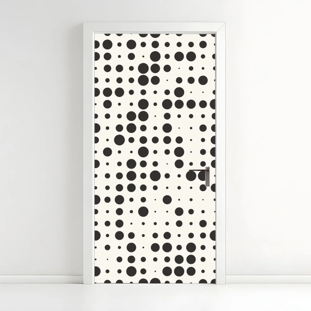 Türaufkleber minimalistisches punktmuster – Wallnifity® Türaufkleber minimalistisches punktmuster – Wallnifity®
