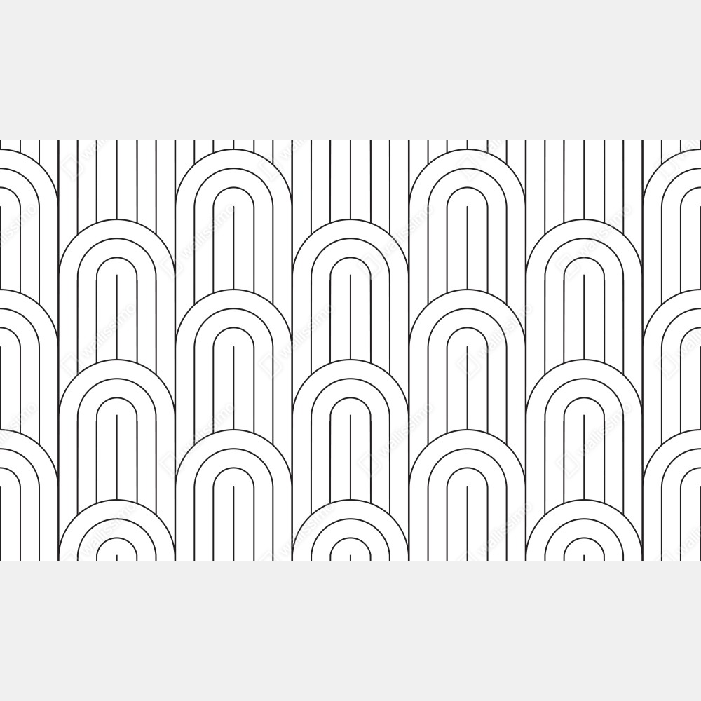 Türaufkleber monochromes bogenmuster – Wallnifity® Türaufkleber monochromes bogenmuster – Wallnifity®