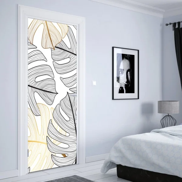 Türaufkleber pastell geometrische mosaik – Wallnifity®
