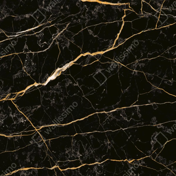 Türaufkleber schwarzer marmor mit goldenen adern – Wallnifity® Türaufkleber schwarzer marmor mit goldenen adern – Wallnifity®