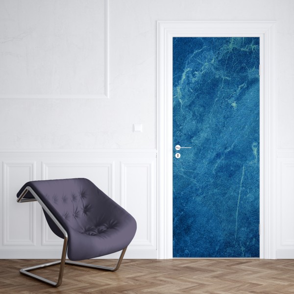 Türaufkleber abstraktes muster goldener wellen – Wallnifity®