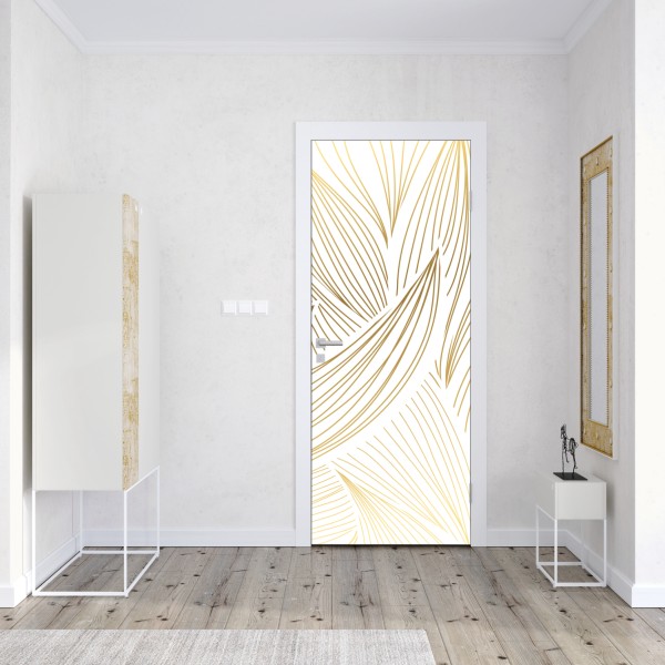 Türaufkleber monochrome gitarre nahaufnahme – Wallnifity®