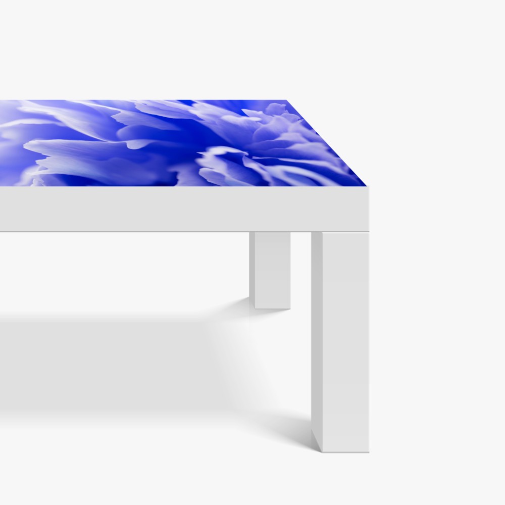 Tischaufkleber und Schreibtischaufkleber sanfte blaue abstrakte blume nahaufnahme – Wallnifity® Tischaufkleber und Schreibtischaufkleber sanfte blaue abstrakte blume nahaufnahme – Wallnifity®